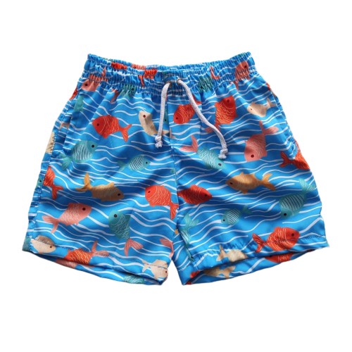  *********PROMOÇÃO********* SHORT TACTEL ESTAMPADO COM ELASTANO INFANTIL MASCULINO