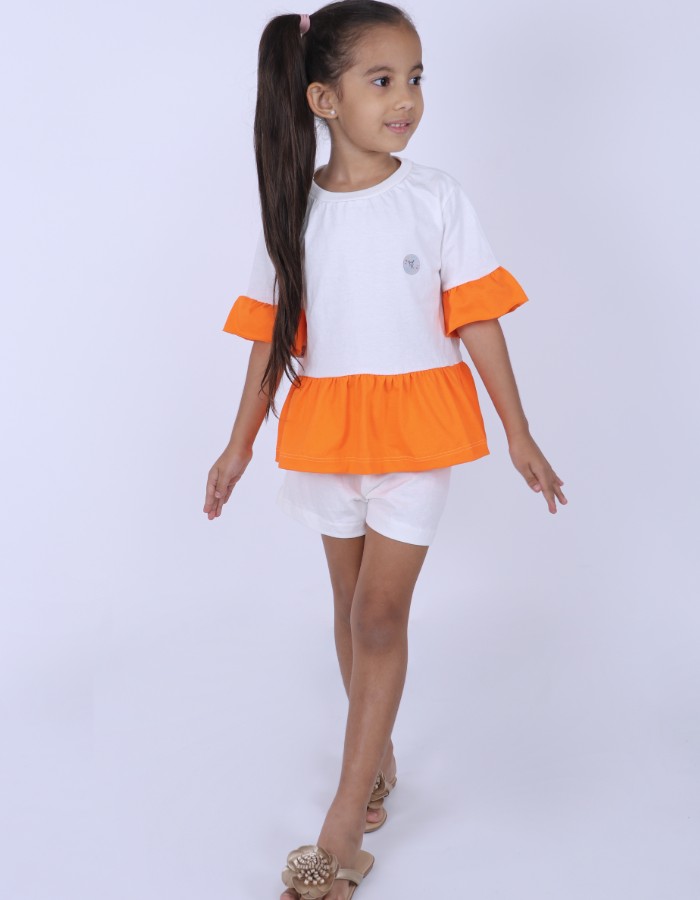 CONJUNTO BABADINHO BICOLOR