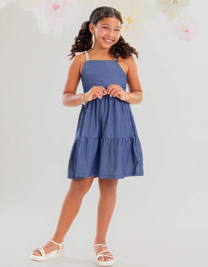 VESTIDO JEANS ALCINHA