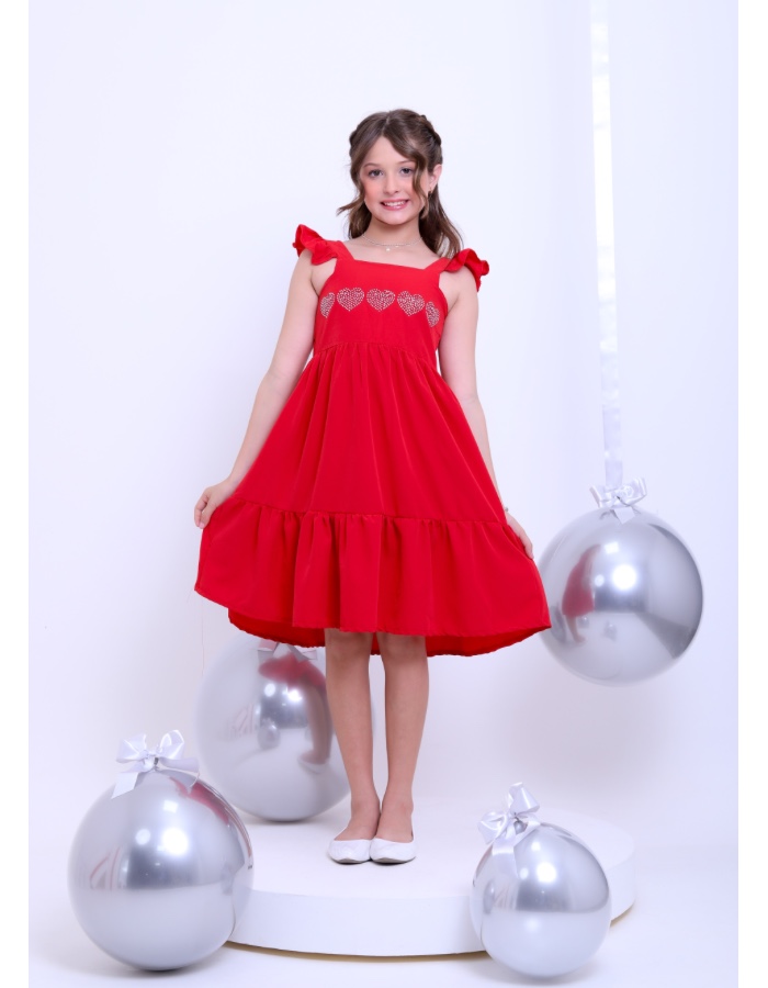 VESTIDO LAURA EM CORES FESTA