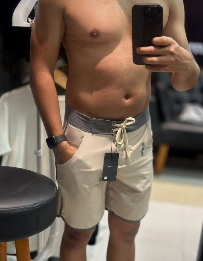 Board short Areia c/ cinza