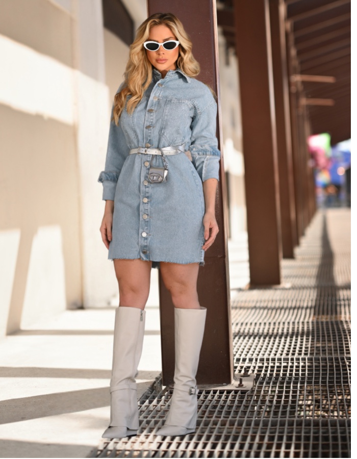 CHEMISE IZA (LAVAGEM CLARA)