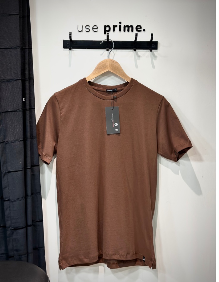 T SHIRT BASIC PRIME marrom