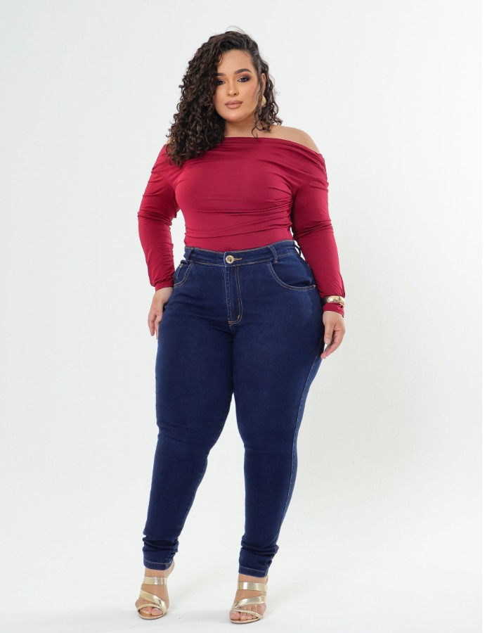 CALÇA SKINNY PLUS SIZE