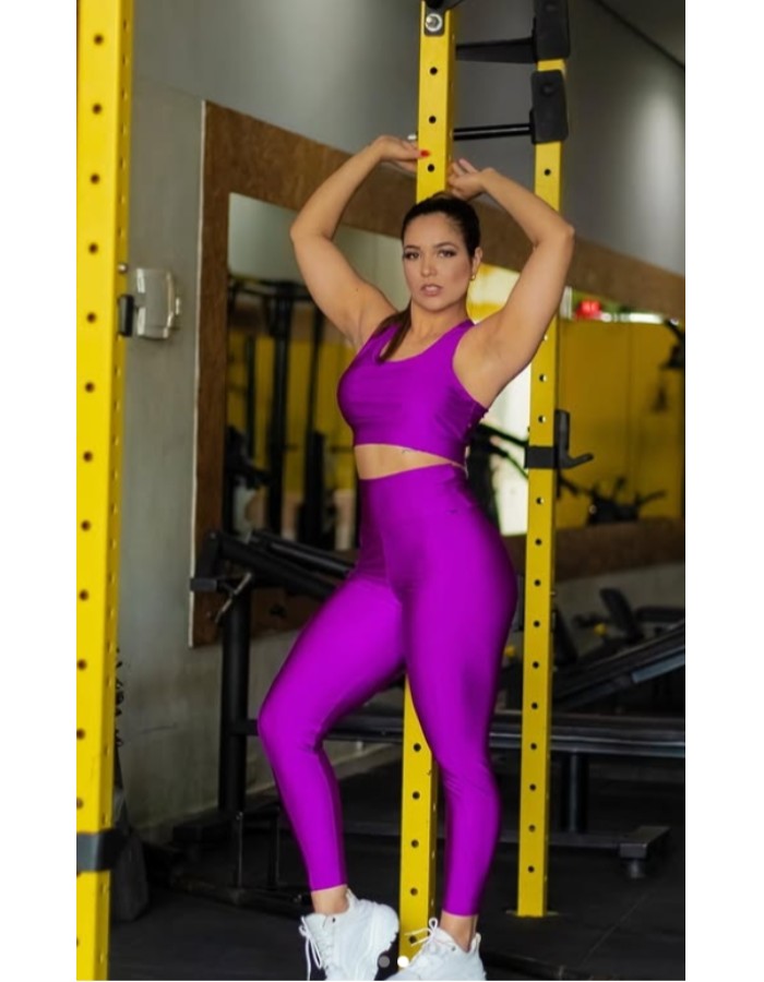 CONJUNTO LEGGING ATLANTC COM TOP CRUZADO
