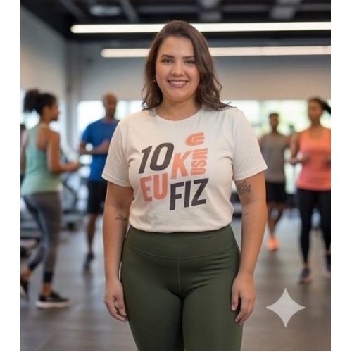 Camiseta oversize de corrida 10 km