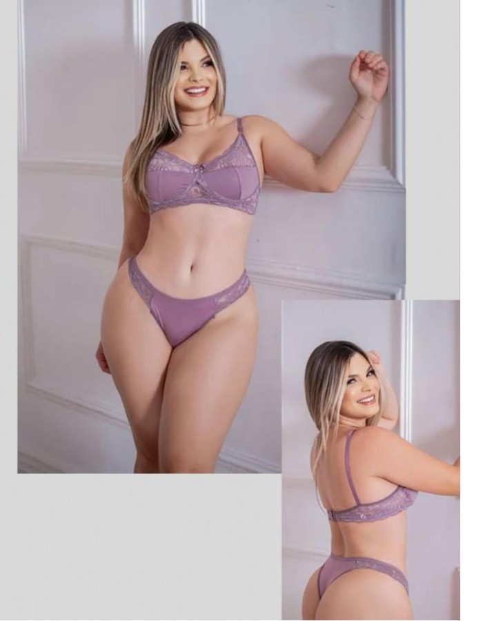 CONJUNTO SEM BOJO CALCINHA FIO REF: 07 1098