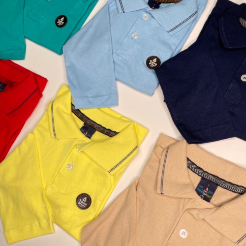 POLO MANGA LONGA LISA