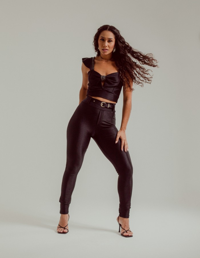 CALÇA MALHA ROSSETI COM CINTO