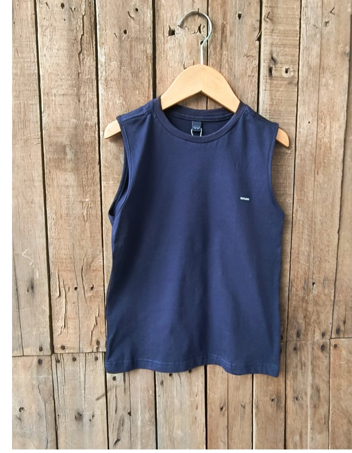 REGATA MACHÃO AZUL MARINHO