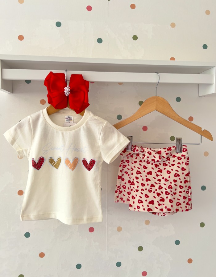 CONJUNTO COM SHORT SAIA VARIADOS