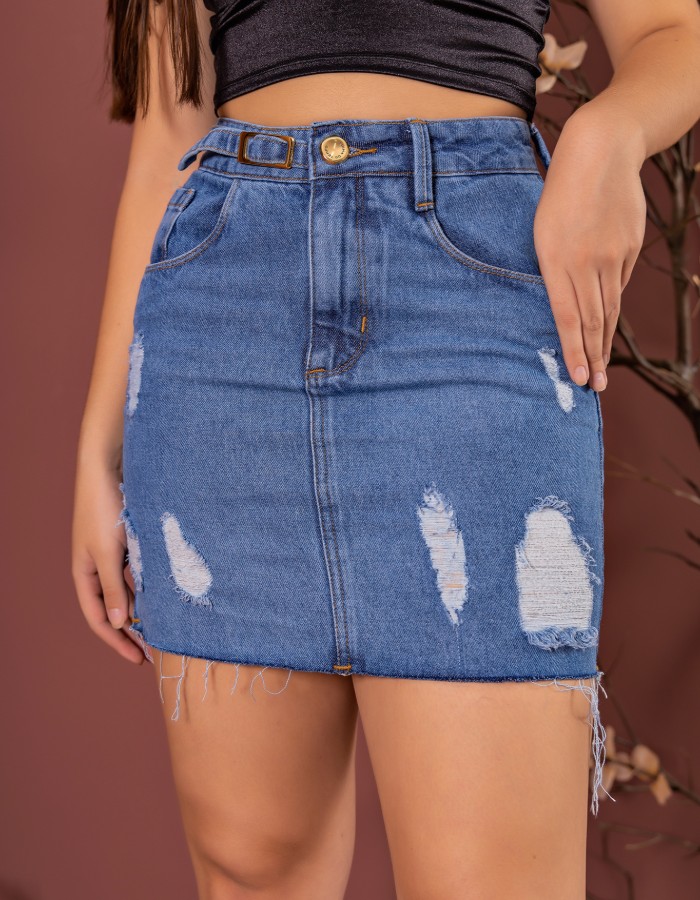 SAIA COM FIVELA CLARA