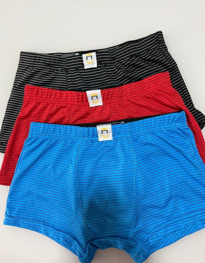 KIT 3 CUECAS INFANTO-JUVENIL LISA