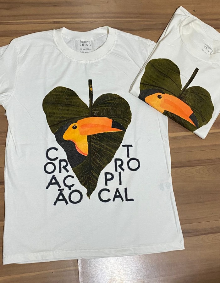 T-shirt algodão tropical 
