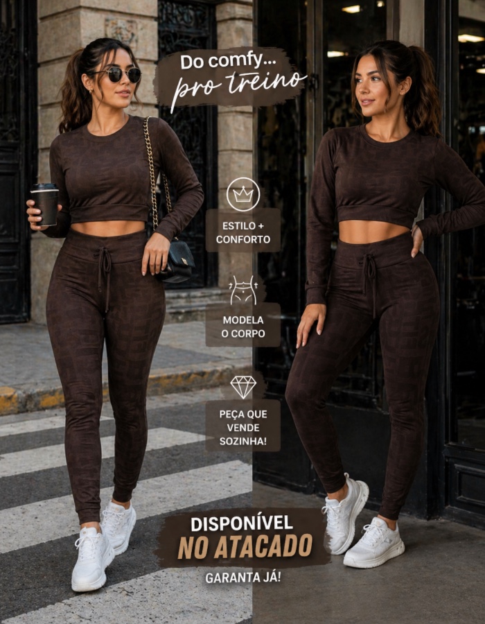 Conjunto de Calça Urban Comfy 