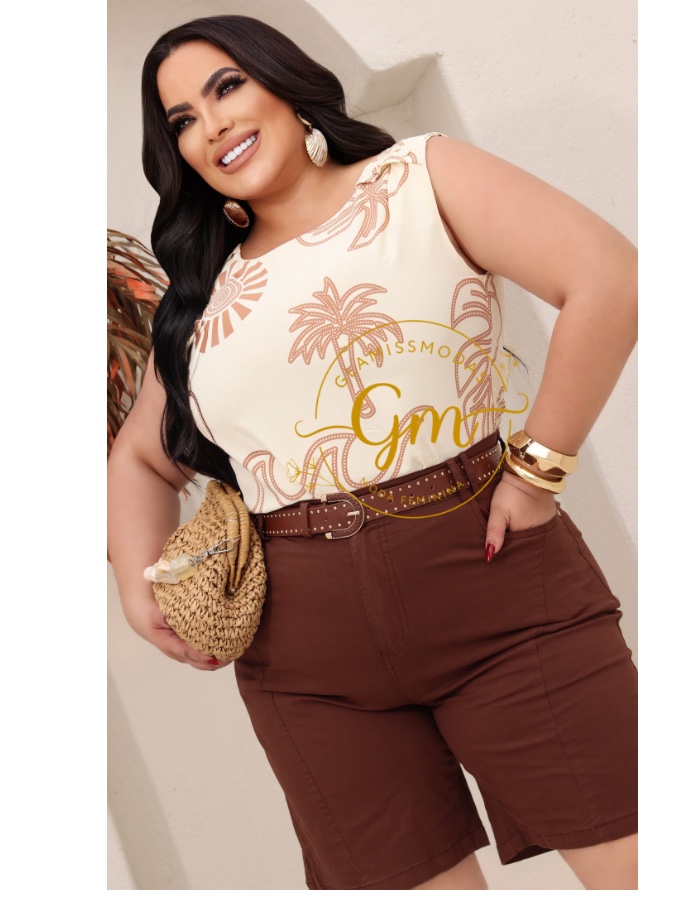 BERMUDA PLUS SIZE LUANE