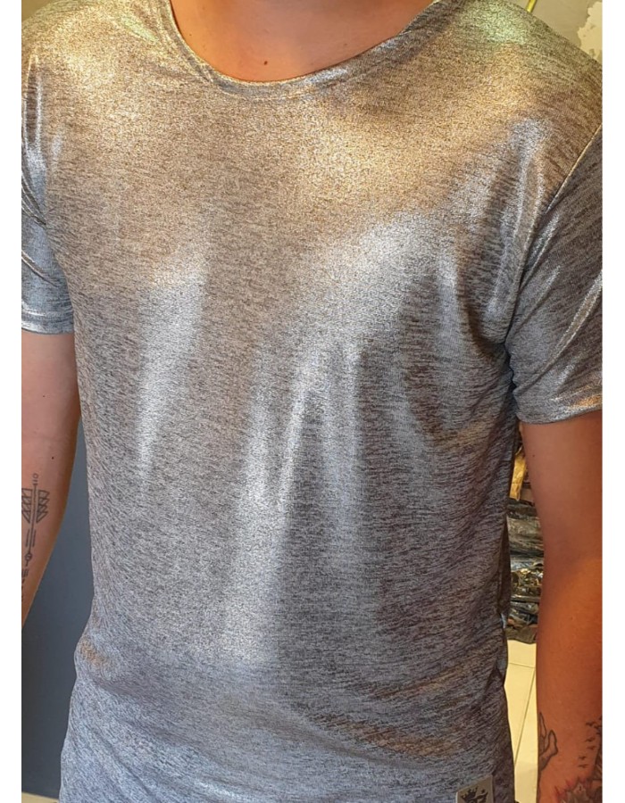 Camisa Long Platinada