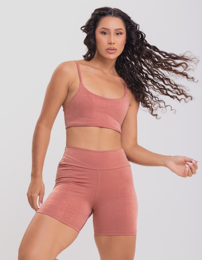 CONJUNTO DE SHORT CANELADINHO714