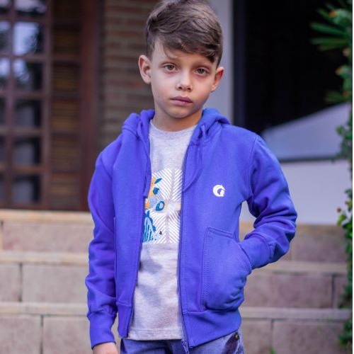 AGASALHO DE MOLETOM INFANTIL UNISSEX