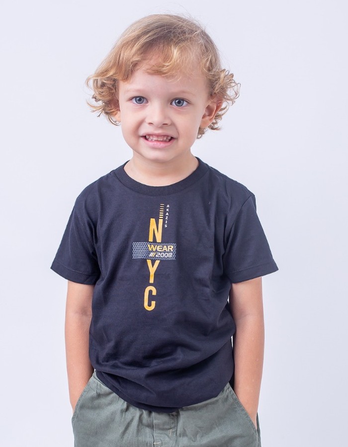 CAMISA BASICA ESTAMPADA 2 AO 8