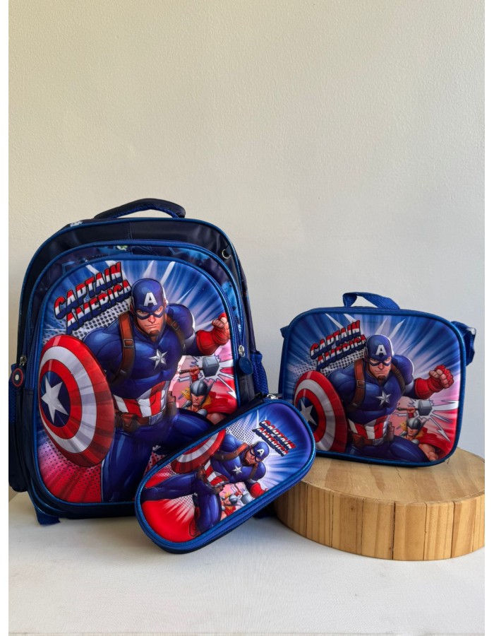 Kit Mochila escolar sem carrinho