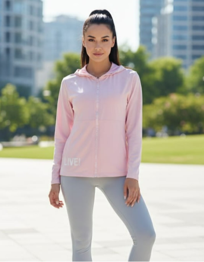 CASACO COM CAPUZ LIVE DRY FIT