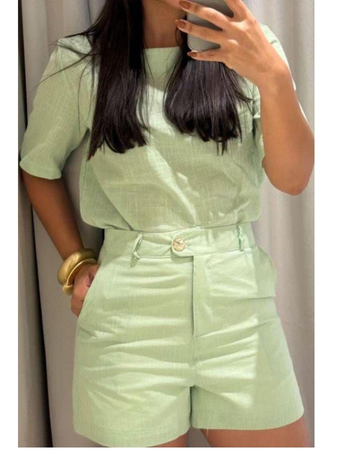 CONJUNTO TECIDO LINHO 