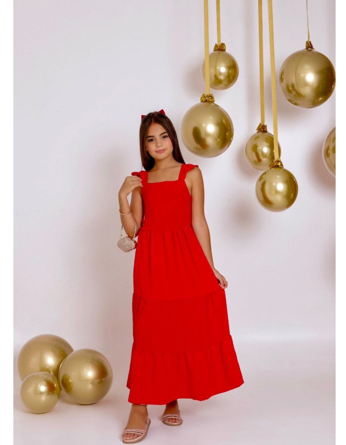 VESTIDO LONGO JUVENIL