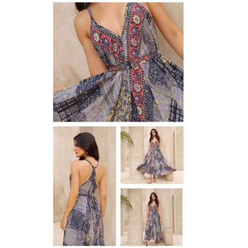 VESTIDO INDIANO AMARRAÇÃO