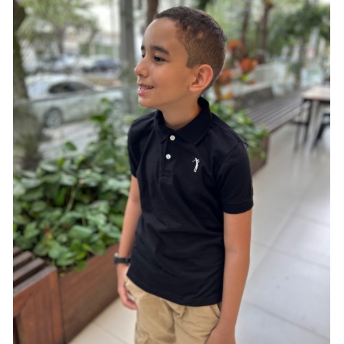Polo algodão infantil