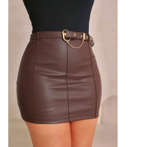 SHORT SAIA COURO ANA