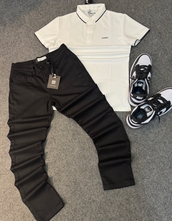 Gola polo tecnológica Lucky jeans