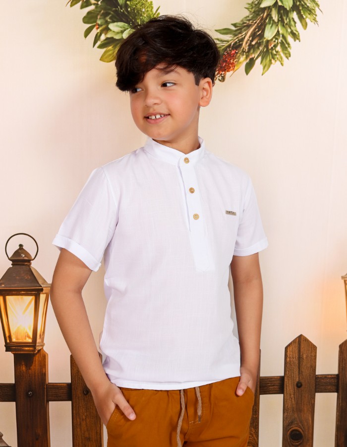 CAMISA GOLA PADRE BÁSICA 1 AO 10