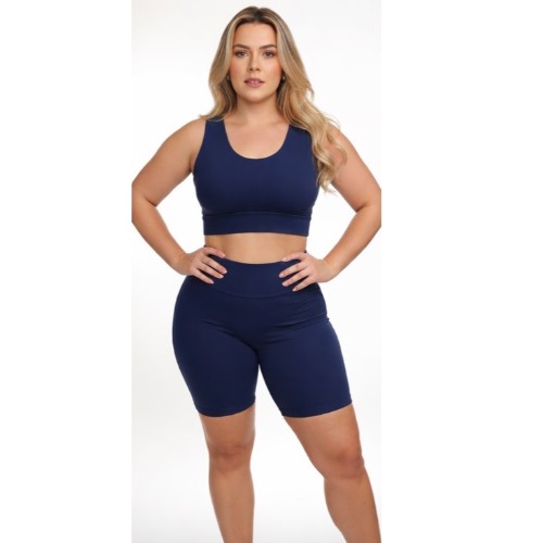 conjunto de short sem bolso e top
