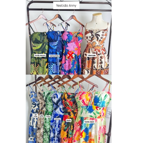 VESTIDO LONGO FARM ANNY