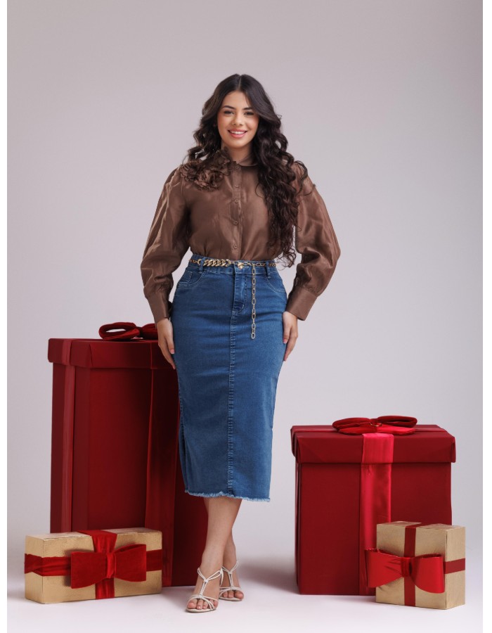 SAIA JEANS MIDI C/CORRENTE