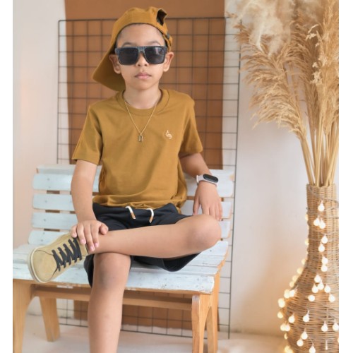 CAMISA BASICA caramelo