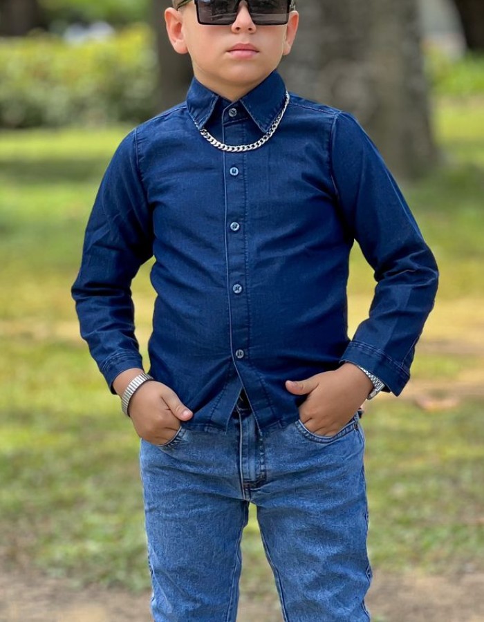 CAMISA MANGA LONGA JEANS