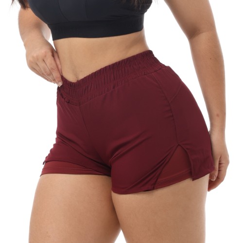 SHORT DUPLO TACTEL FEMININO