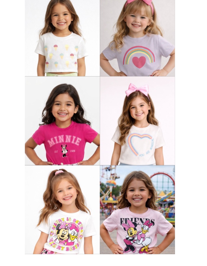 Blusa em malha algodão diversas estampas 