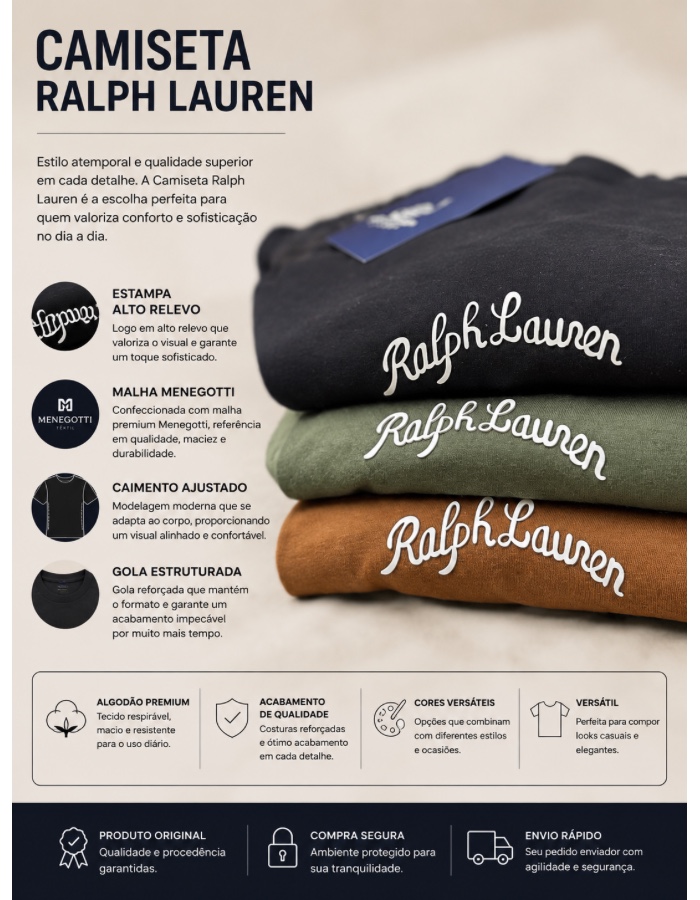 Camisa Ralph Lauren 
