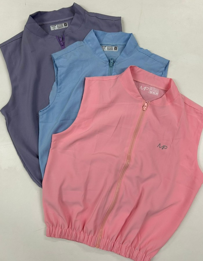 colete ziper feminino