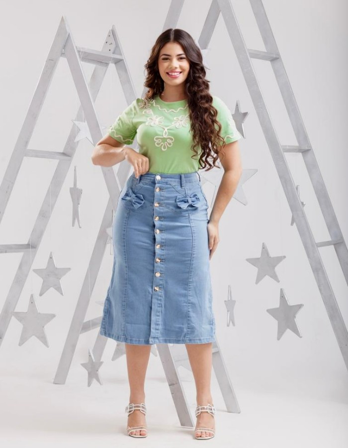 SAIA JEANS EVASÊ DE LAÇO