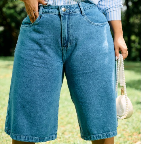 JORTS AMPLO MARMORIZADO