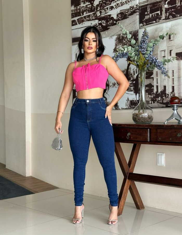 CALÇA SKINNE FEMININA 