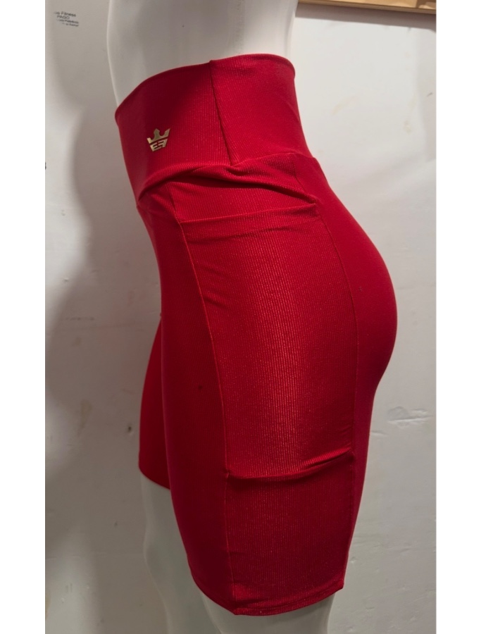 SHORT PEDAL CANELADO