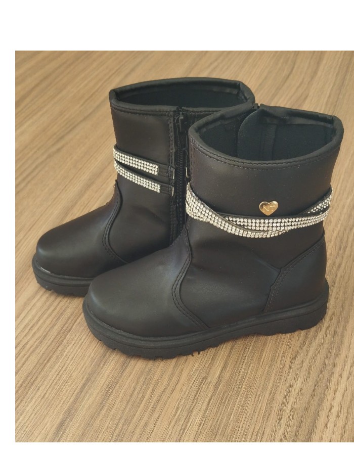 Bota cano strass nathiely