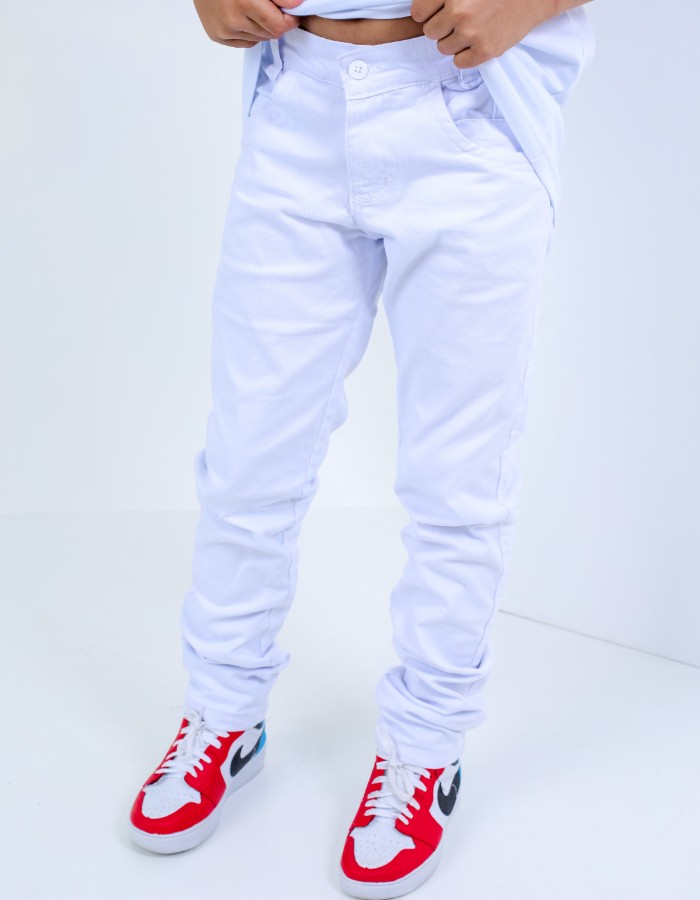 CALÇA BRANCA 10,12,14,16