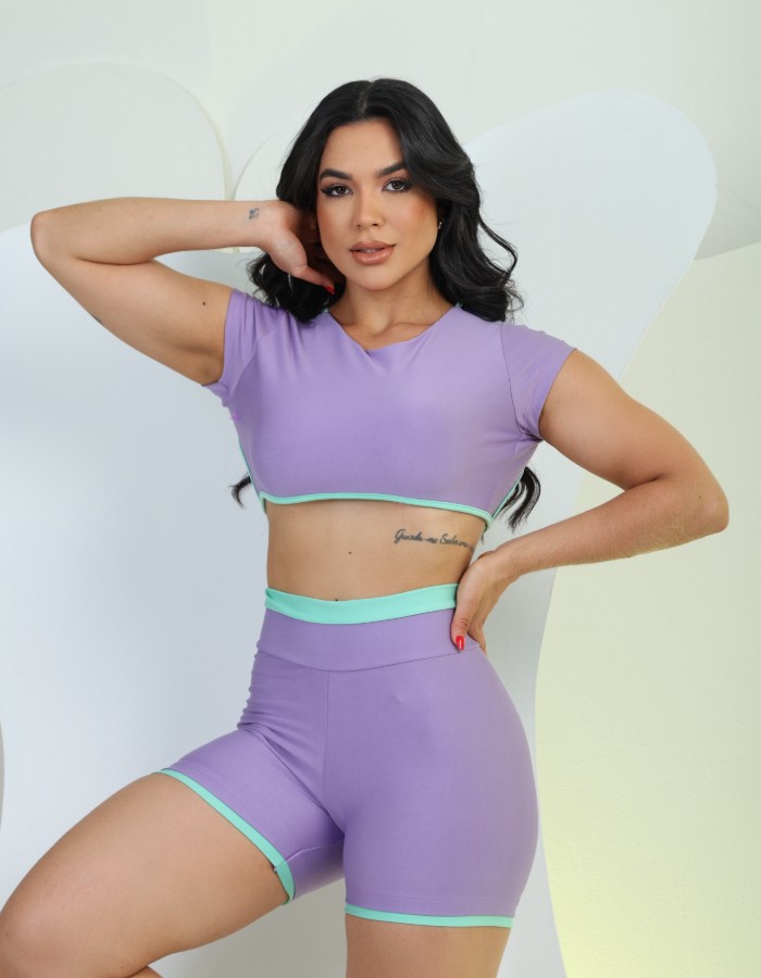 Conjunto short e top