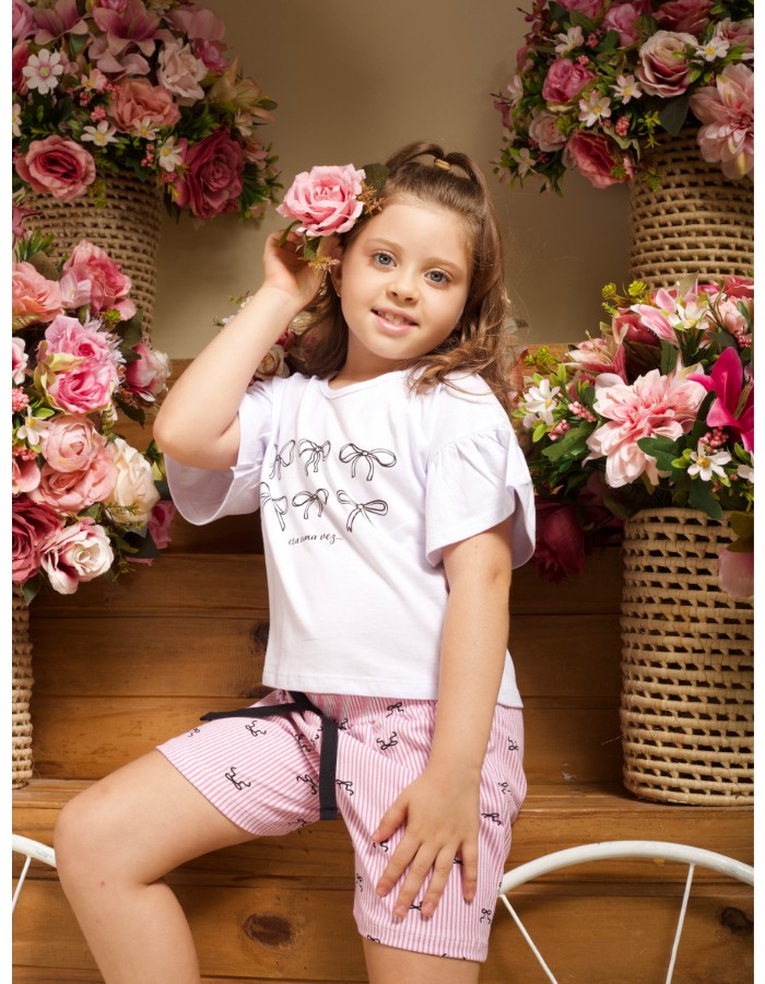 CONJUNTO COM SHORT (SÓ NA COR BRANCA)